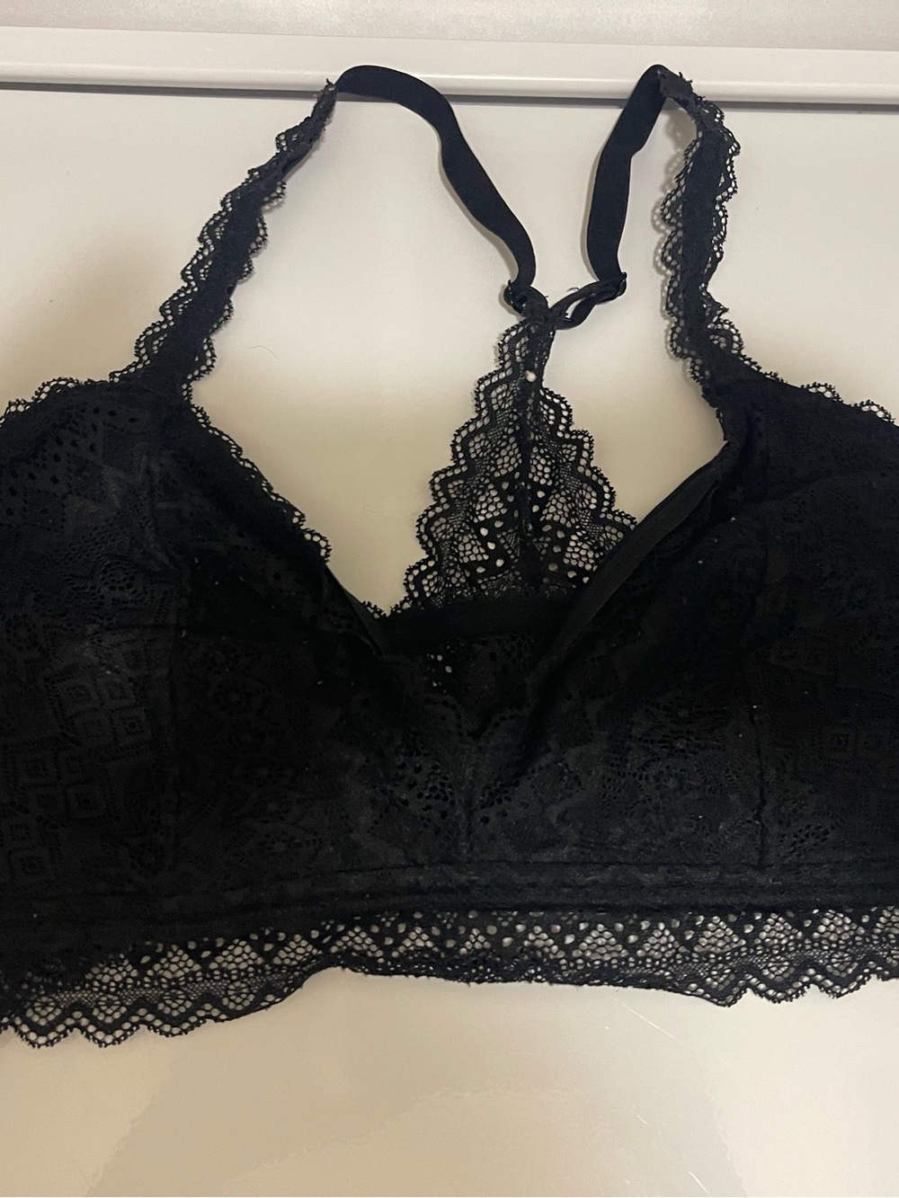 Black Lace Bralette - Women's Intimates